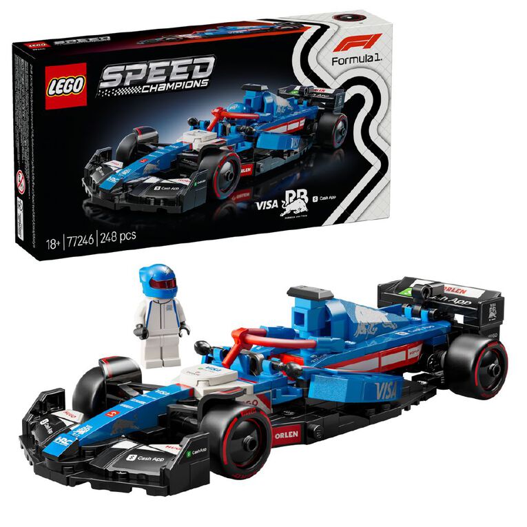 LEGO Speed Champions Visa Cash App RB VCARB 01 F1 Race Car 77246, , hi-res