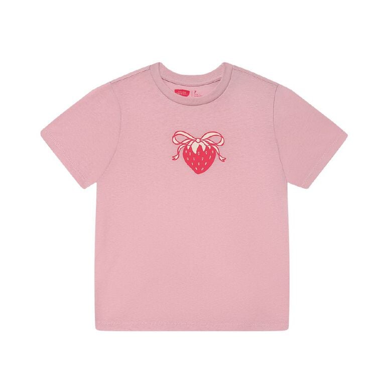 Young Original Short Sleeve Regular Fit Printed Tee, Pink Light, hi-res