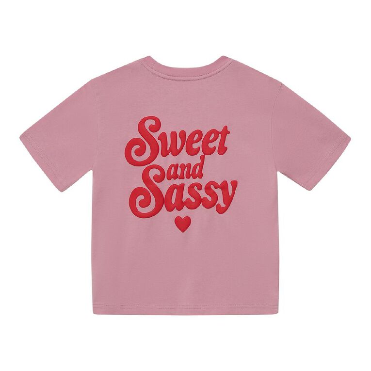 Young Original Short Sleeve Heavy Weight Tee, Pink Light, hi-res
