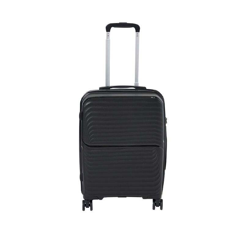 Intrepid 50cm Hardside Carry-On Suitcase Black, , hi-res