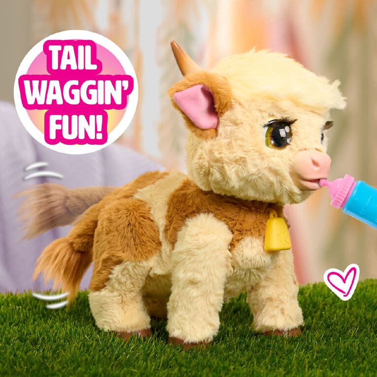 FurReal Maggie the Feed & Follow Cow, , hi-res