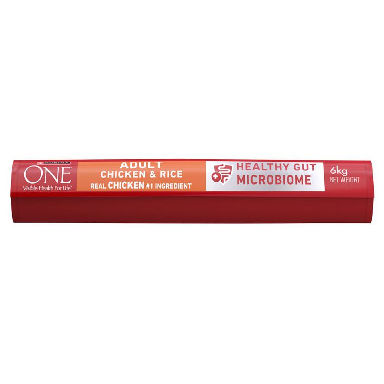 PURINA ONE Adult Chicken & Rice Dry Dog Food 6kg, , hi-res