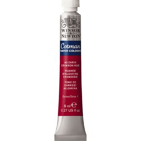 Winsor & Newton Cotman Watercolour Paint 8ml Alizarin Crimson