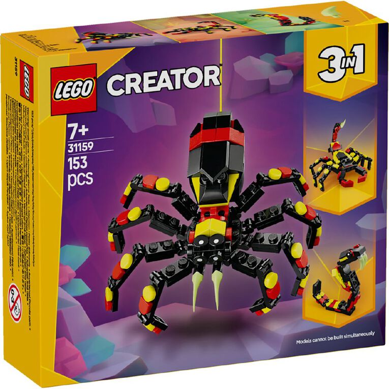 LEGO CREATOR Wild Animal Surprising Spider 31159, , hi-res