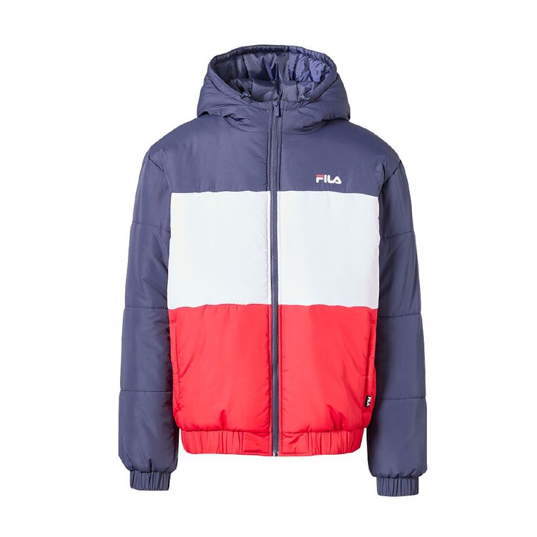Fila Men's Puffer Jacket, Blue Dark, hi-res