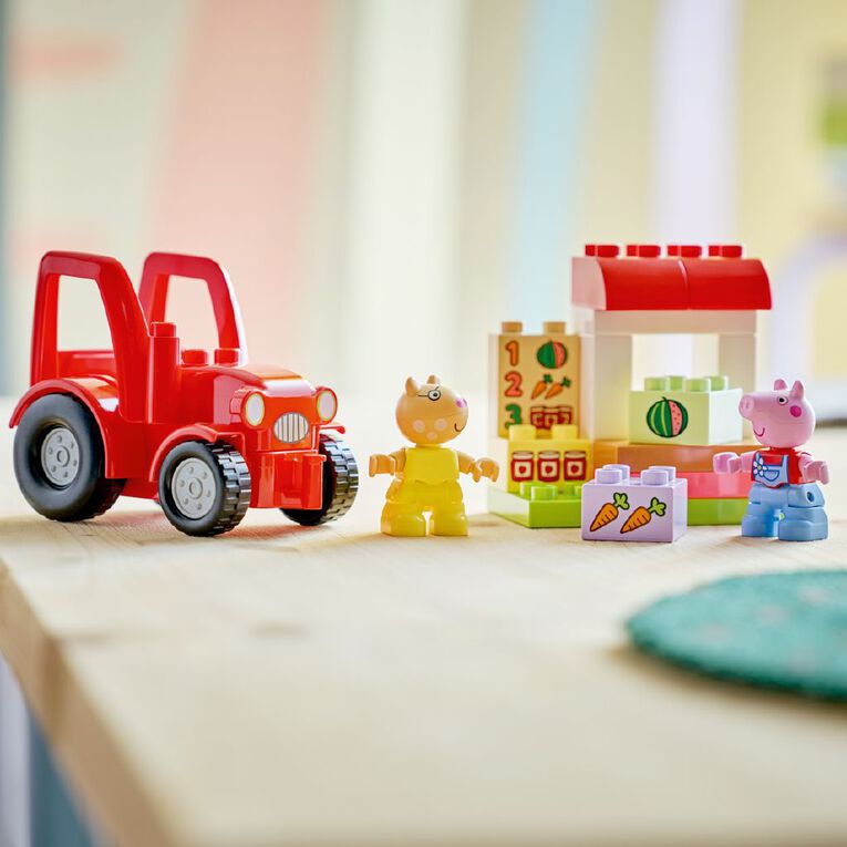 LEGO DUPLO Peppa Pig Tractor and Market 10468, , hi-res