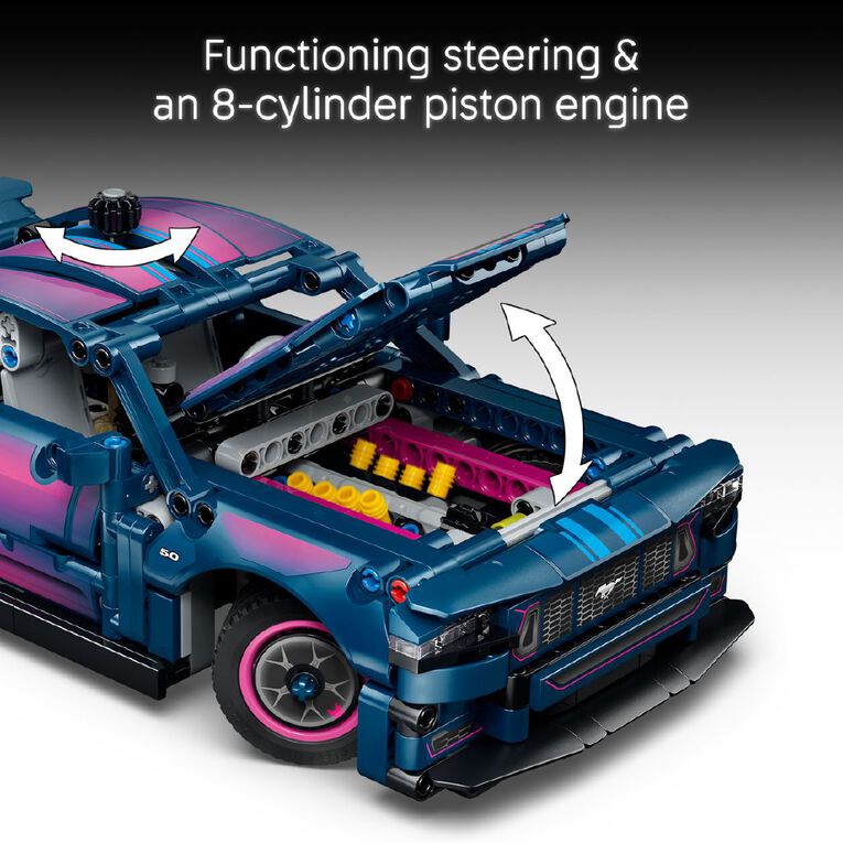 LEGO Technic Custom Garage Ford Mustang GT Car 42236, , hi-res