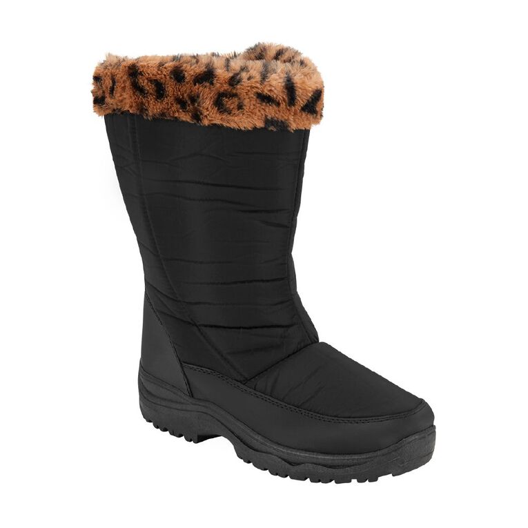 Active Intent Slope Snow Boots Black The Warehouse