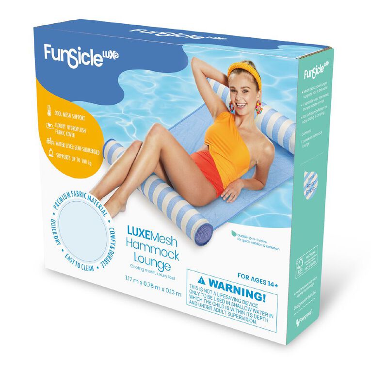 Funsicle LuxeMesh Hammock 1.2m Resort Stripes, , hi-res