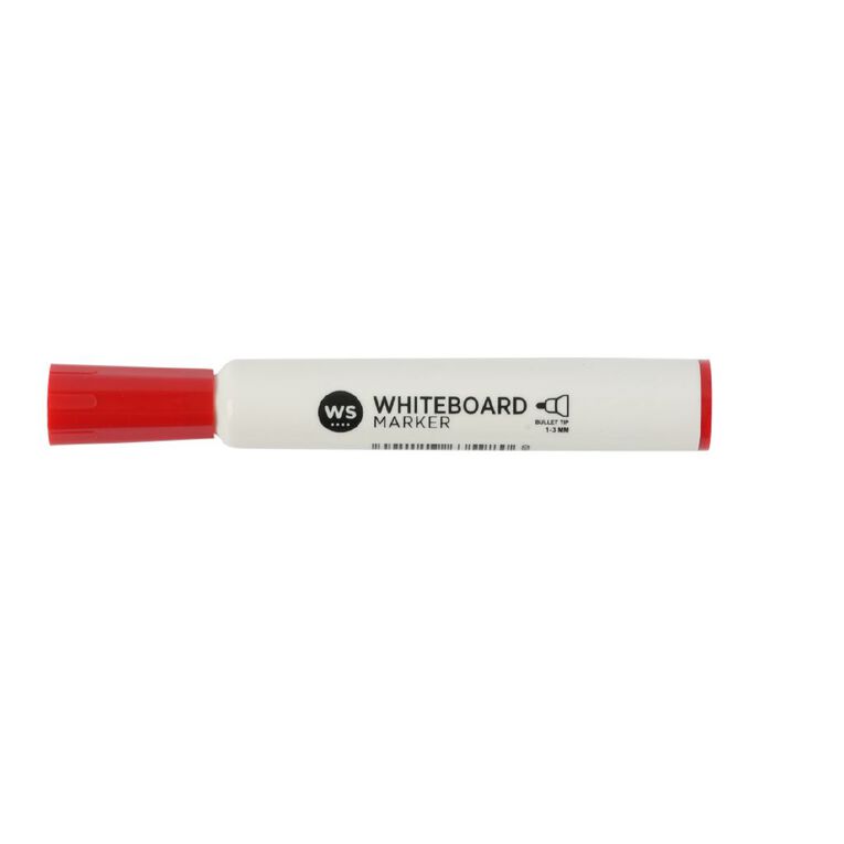 WS WS Whiteboard Marker Loose Red Red, , hi-res