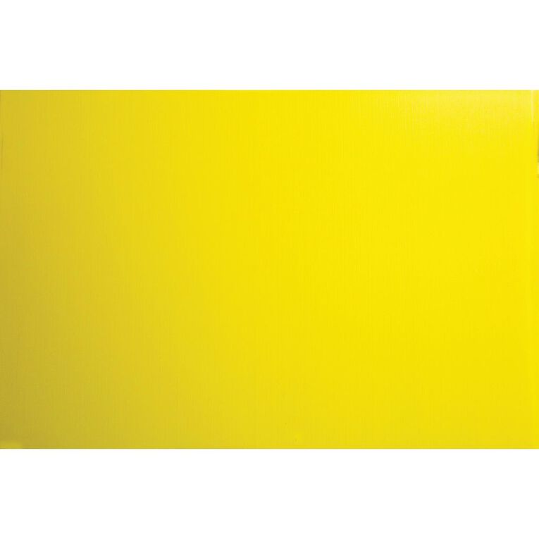 Plasti-Flute Sheet 600mm x 450mm Yellow Mid, , hi-res