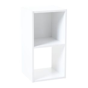 Living & Co Mason 2 Cube Storage White