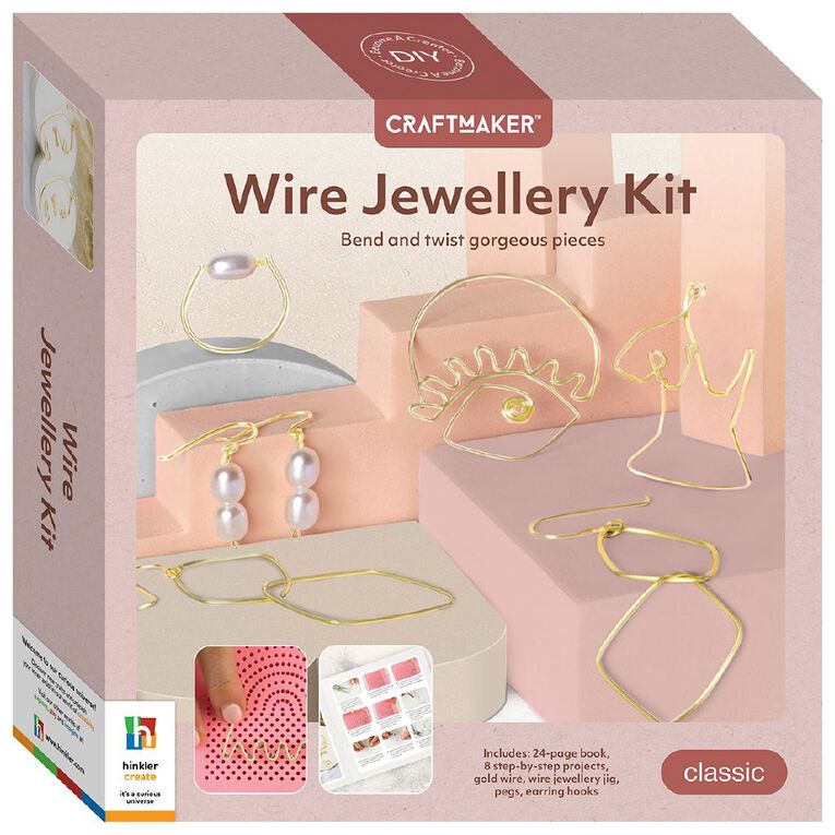 Craft Maker Craft Maker Wire Jewellery Kit, , hi-res