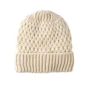 H&H Women's Texture Lined Beanie