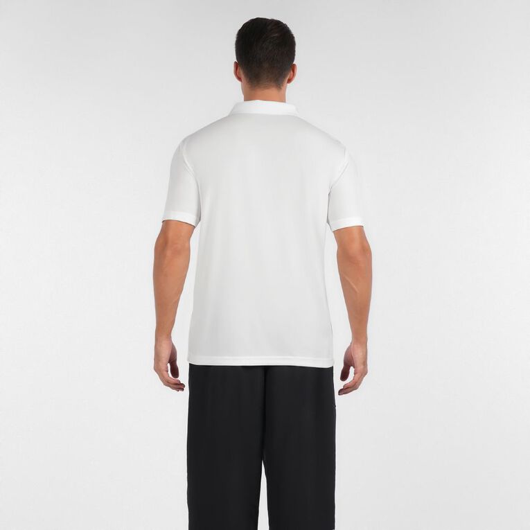 Active Intent Men's Polo Shirt, White, hi-res