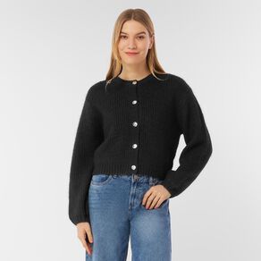 H&H Women's Fluffy Knit Cardigan