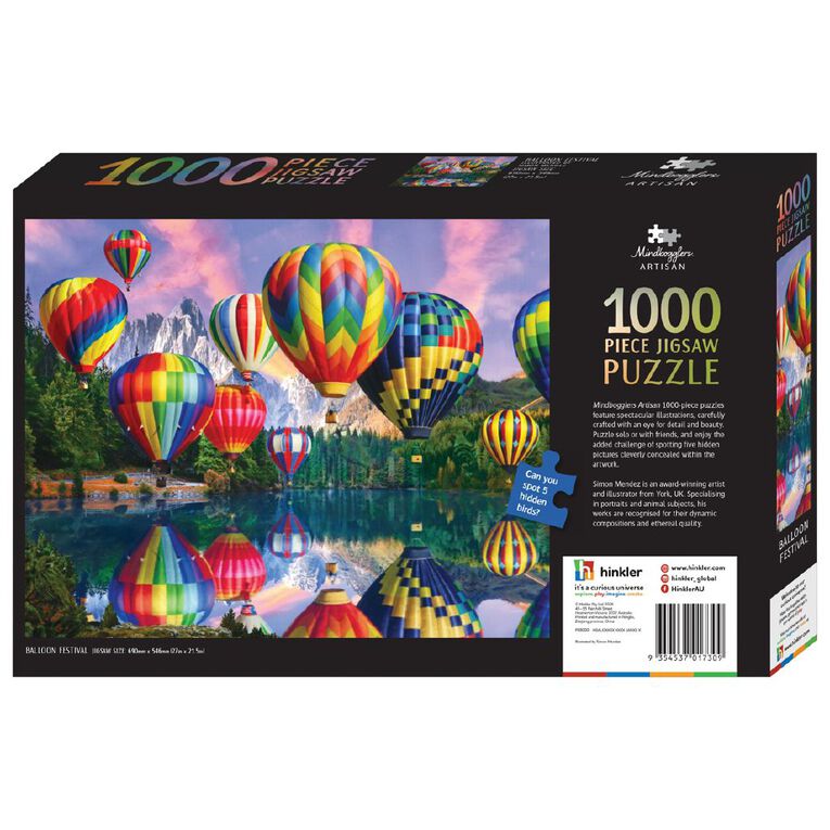 Mindbogglers Balloon Festival 1000 Piece Puzzle, , hi-res