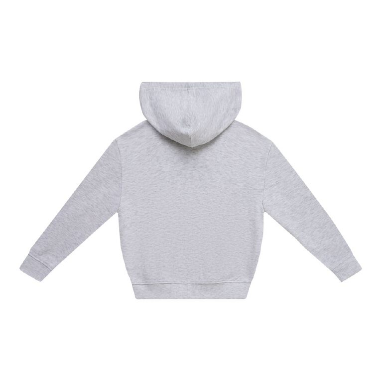 Young Original Plain Zip Hoodie, Grey Light, hi-res