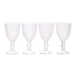 Living & Co Cairo Goblet Clear 4 Pack