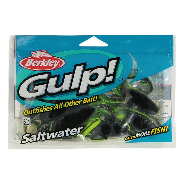 Berkley Gulp! Soft Bait Squid Black 6 Inch, , hi-res