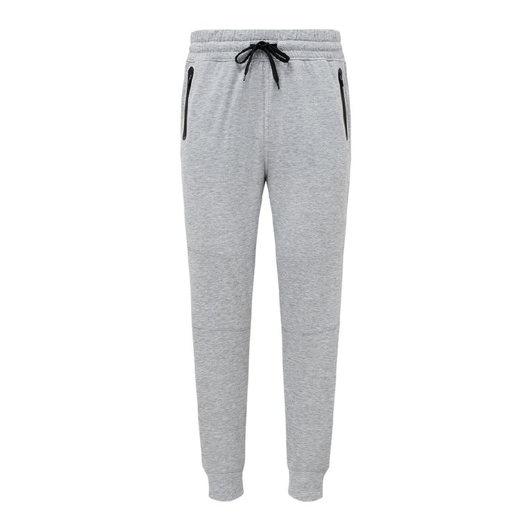 Active Intent Men's Panel Pants, Grey Mid, hi-res