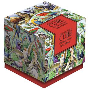 100 Piece Cube Puzzle Birds
