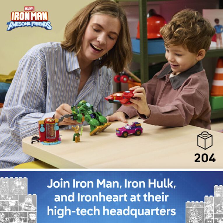 LEGO Marvel Disney Junior Marvel Loki vs Team Iron Man 31391, , hi-res