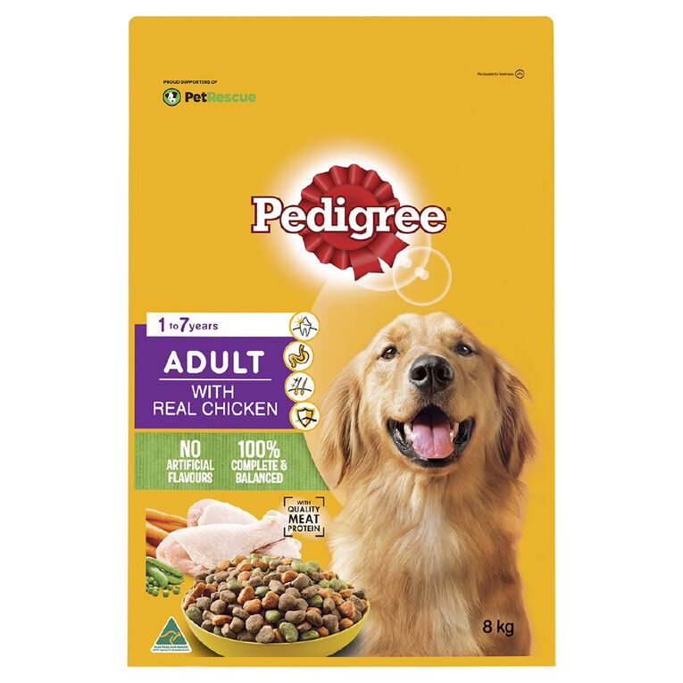 Pedigree Adult with Real Chicken 8Kg, , hi-res