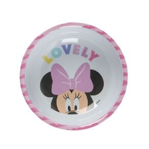 Minnie Mouse Melamine Bowl Pink 13cm