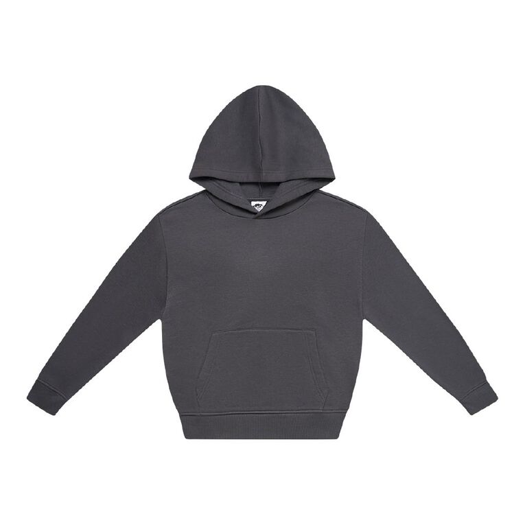 Young Original Plain Hoodie, Grey Dark, hi-res