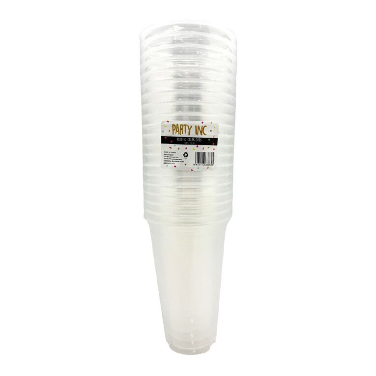 Party Inc Cups 470ml Clear 20 Pack, , hi-res