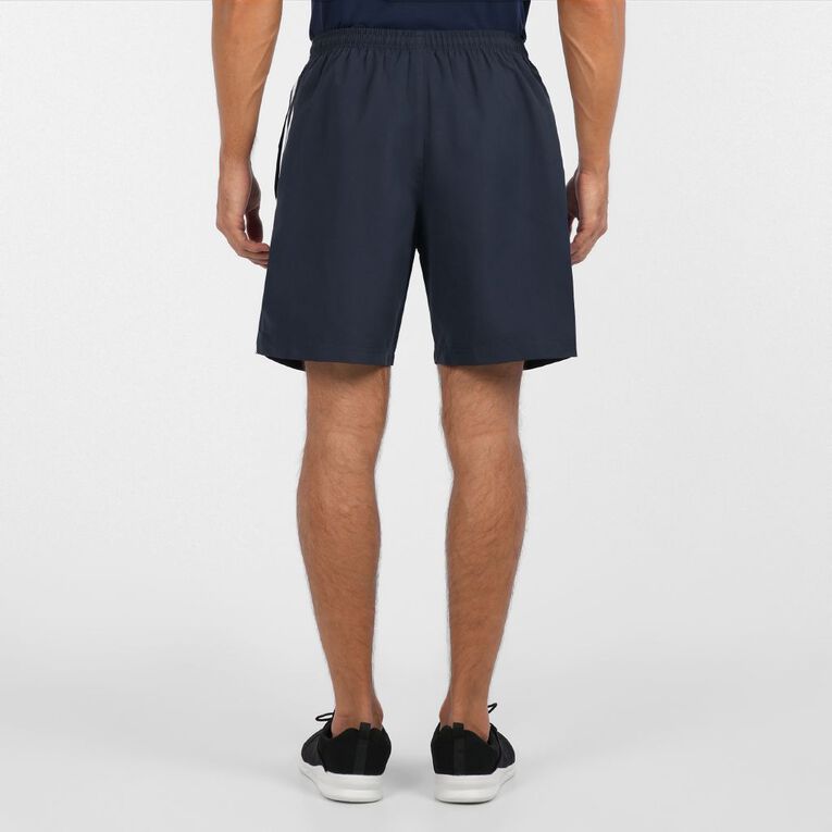 Active Intent Men's Double Stripe Shorts, Blue Dark, hi-res