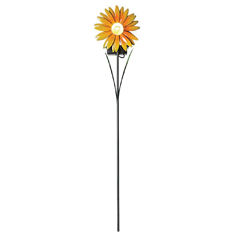 Kiwi Garden Solar Metal Flower Stake, , hi-res