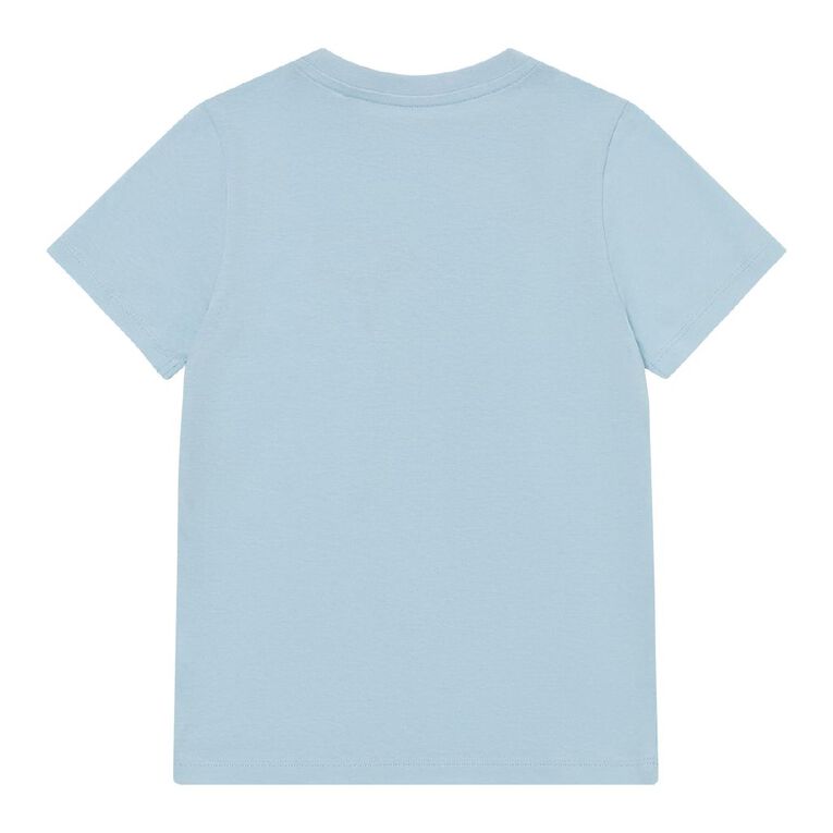 Young Original Short Sleeve Print Tee, Blue Light, hi-res