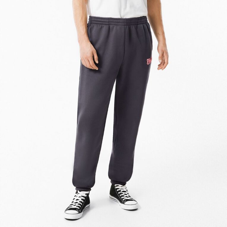 Garage Men's Elastic Cuff Trackpants, Grey Dark, hi-res