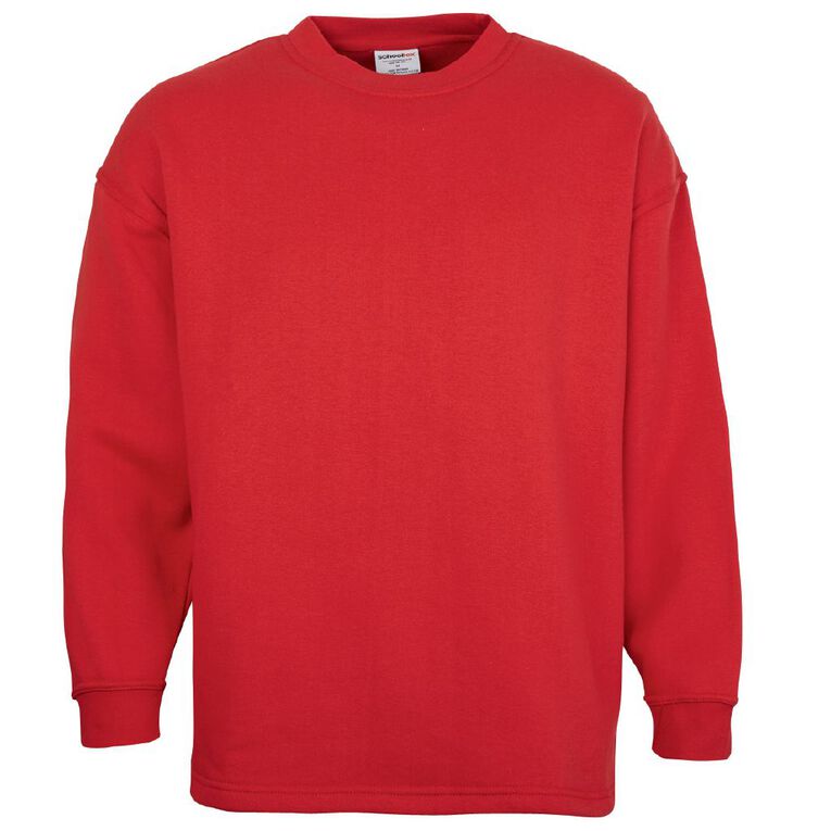Schooltex Kids' Crew Neck Tunic, Red Mid, hi-res