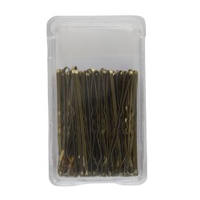 bobby pins brown mid 70 pack