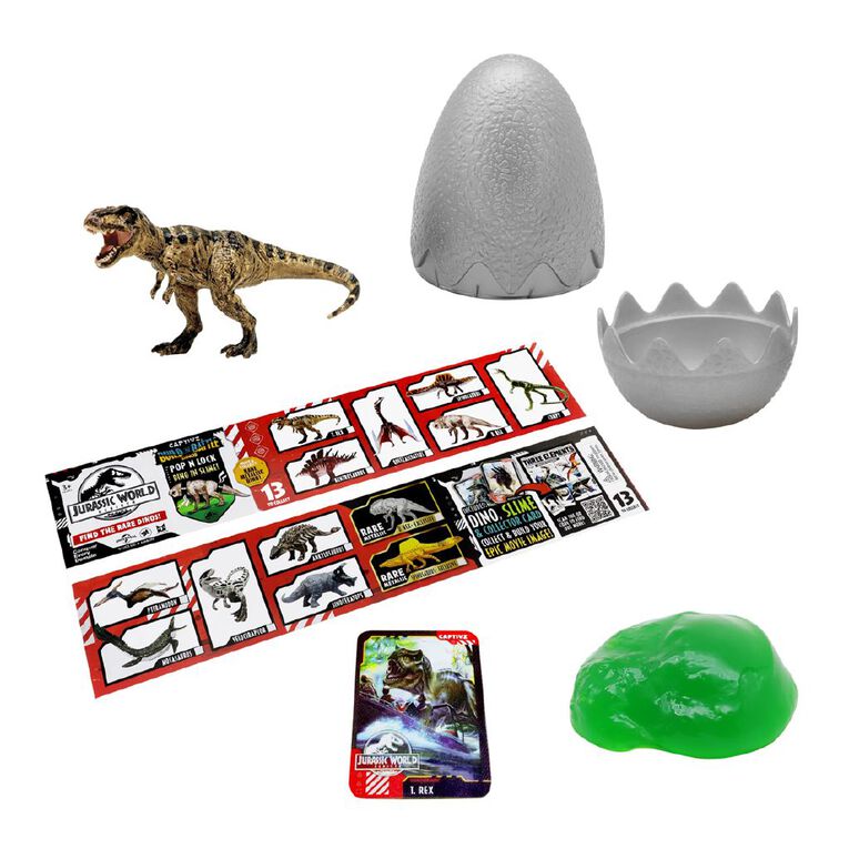 Jurassic World Rebirth Captivz Slime Egg 1 Piece, , hi-res