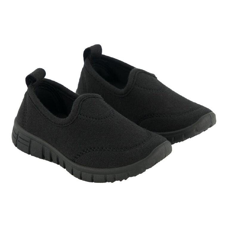 Active Intent Junior Kids' Slip-On Trainer Black The Warehouse