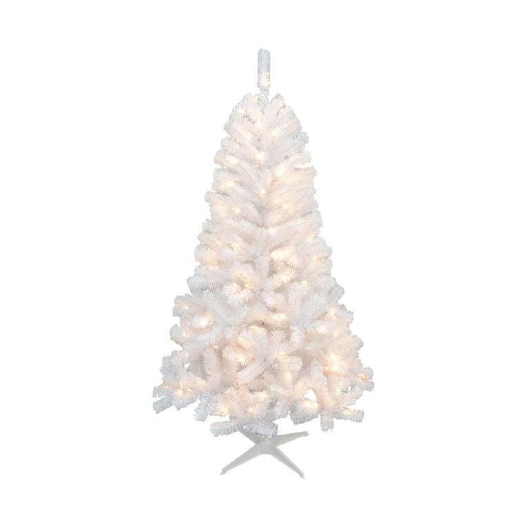 Wonderland Pre Lit Christmas Tree 520 Tips 120 LED - L White 1.8m, , hi-res