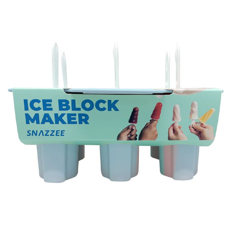 Snazzee Silicone Ice Block Molds Assorted 6 Pack, , hi-res