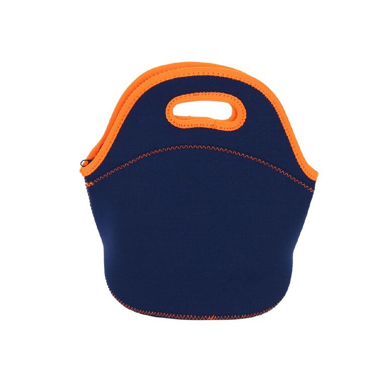 Living & Co Soft Touch Lunch Bag Demin Look Denim, , hi-res