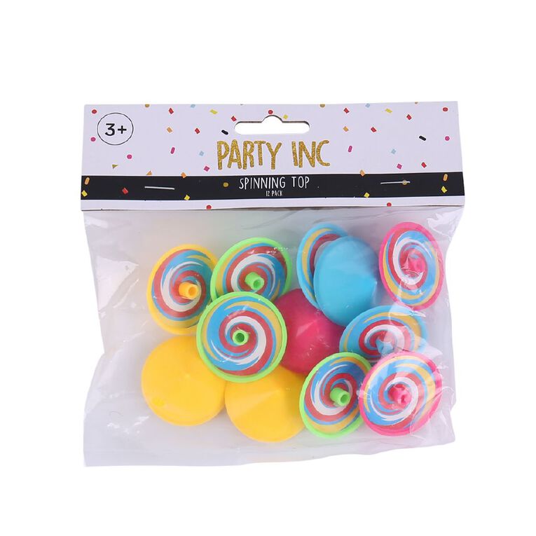 Party Inc Spinning Top 12 Pack, , hi-res