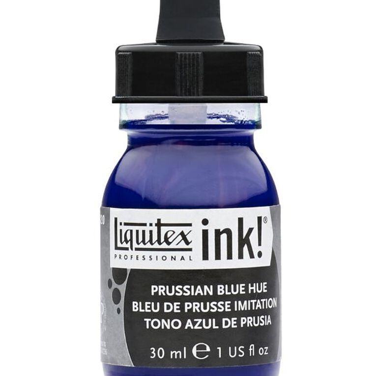 Liquitex Ink 30ml Prussian Blue Hue, , hi-res