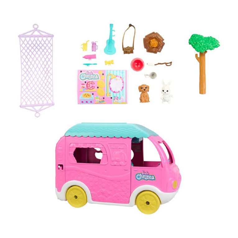 Barbie Chelsea Camper, , hi-res