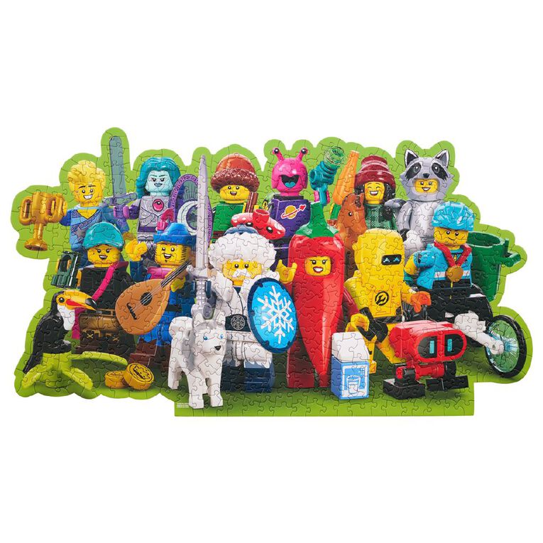 LEGO Minifigures Collage 500 Piece Puzzle Assorted, , hi-res
