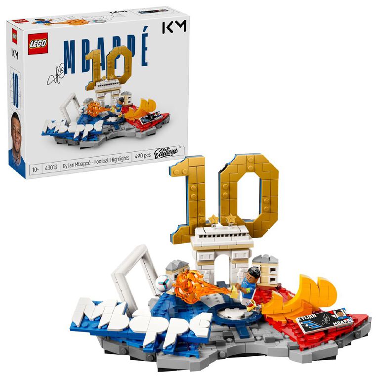 LEGO Editions Football Kylian Mbappe Soccer Highlights 43013, , hi-res