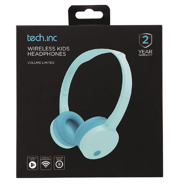 Tech.Inc Wireless Kids' Headphone Volume Limited Green Mid, , hi-res