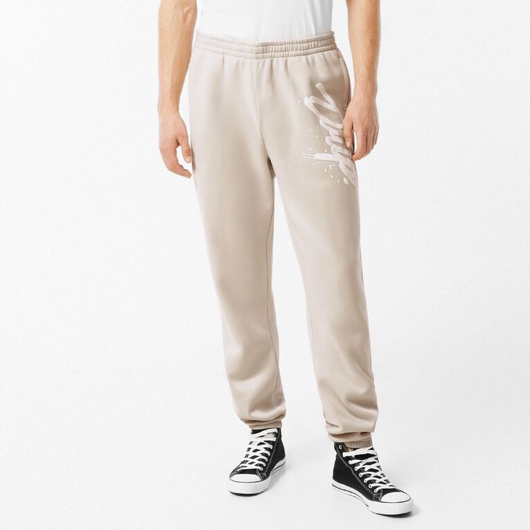 Garage Men's Elastic Cuff Trackpants, Grey Light, hi-res