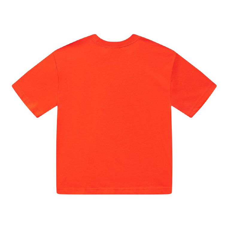 Mickey Mouse Relaxed Short Sleeve Tee, Red Mid, hi-res